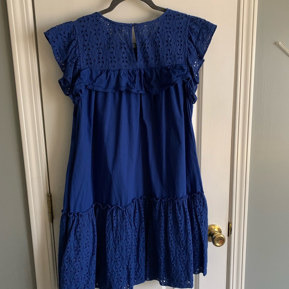 Blue Baby Doll Dress Women